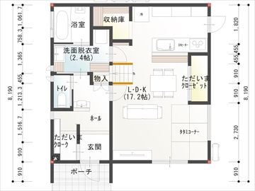 下粟津町モデルハウスFPの家2階